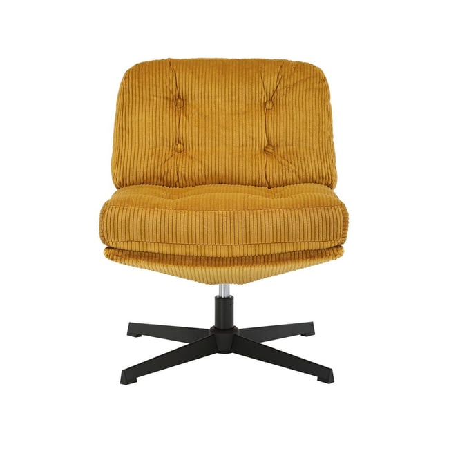 Fauteuil pivotant velours côtelé - ZAGO