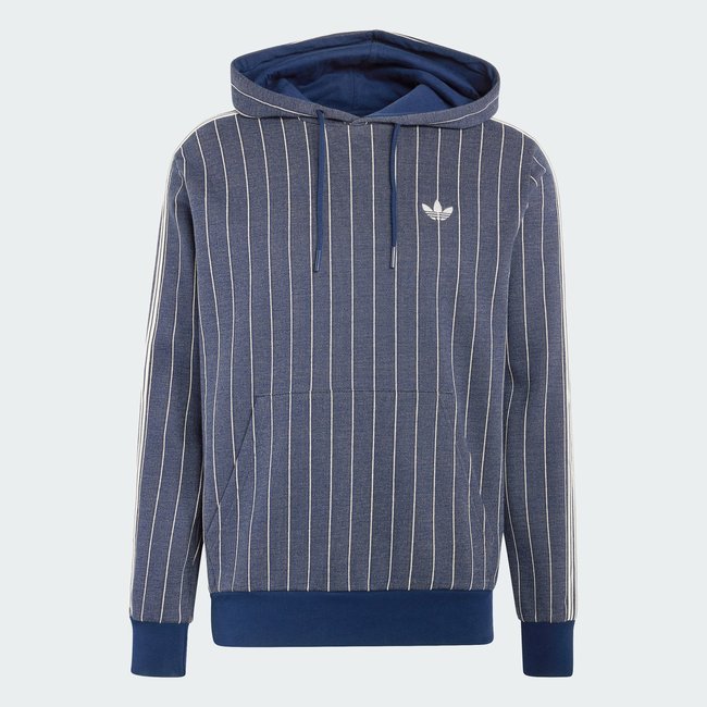 HOODIE FINES RAYURES night indigo <span itemprop=