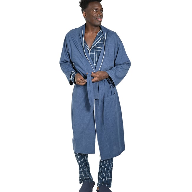 Robe de chambre chambray mixte SASHA - SENSEI MAISON