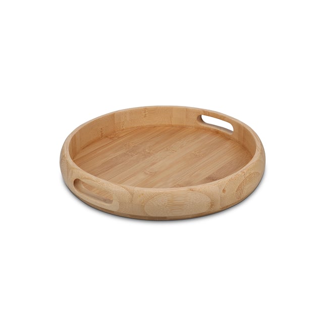 Plat De Service ESSENZA Couleur marron <span itemprop=