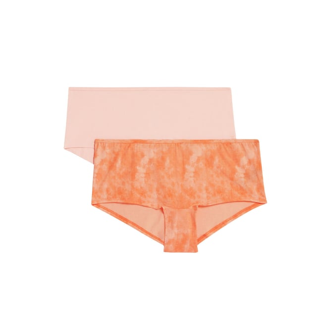 Lot de 3 shorties coton finition dentelle - noir - Femme - 10.00 Lot de 3 shorties coton finition dentelle - noir - Femme - 10.00