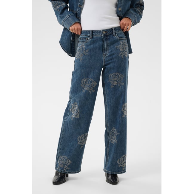 Jeans medium washed blue <span itemprop=