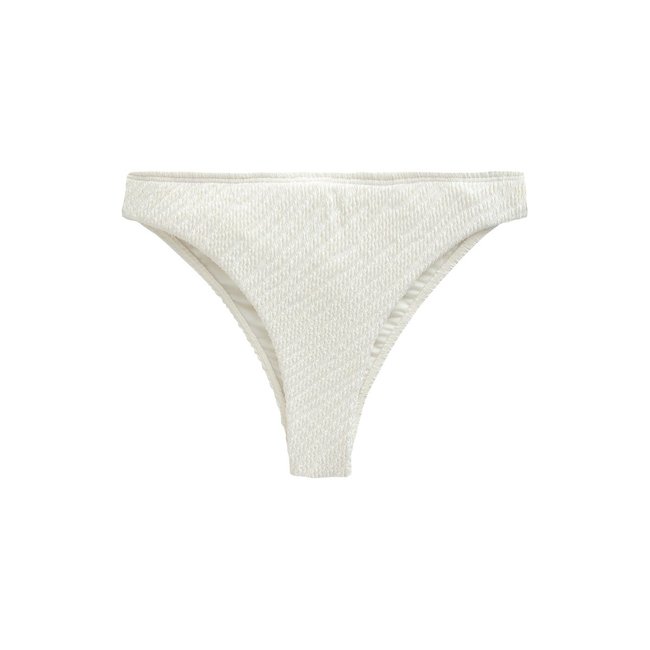 Bas de bikini crème craquelée <span itemprop=