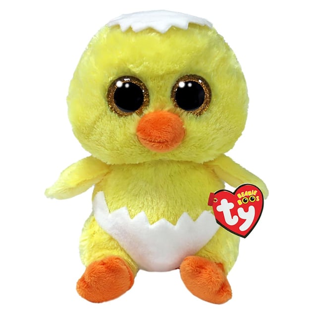 Beanie boos small Peetie le poussin jaune <span itemprop=