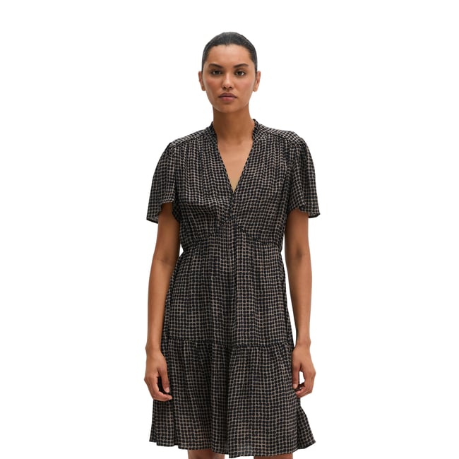Robe courte coupe trapèze en viscose fluide - MARC O'POLO