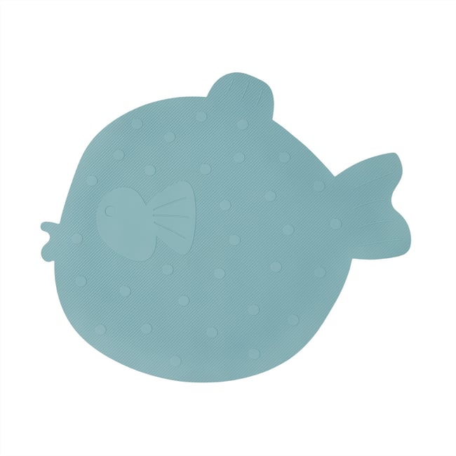 Tapis de bain en silicone MINI bleu <span itemprop=
