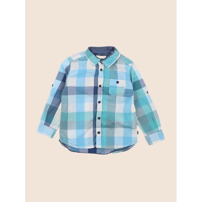 Chemise - Très bon état bleu <span itemprop=