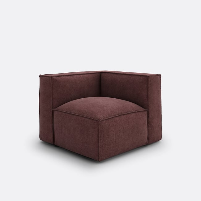 Elément d'angle pour canapé modulable, en tissu texturé, SEVEN - LA REDOUTE INTERIEURS