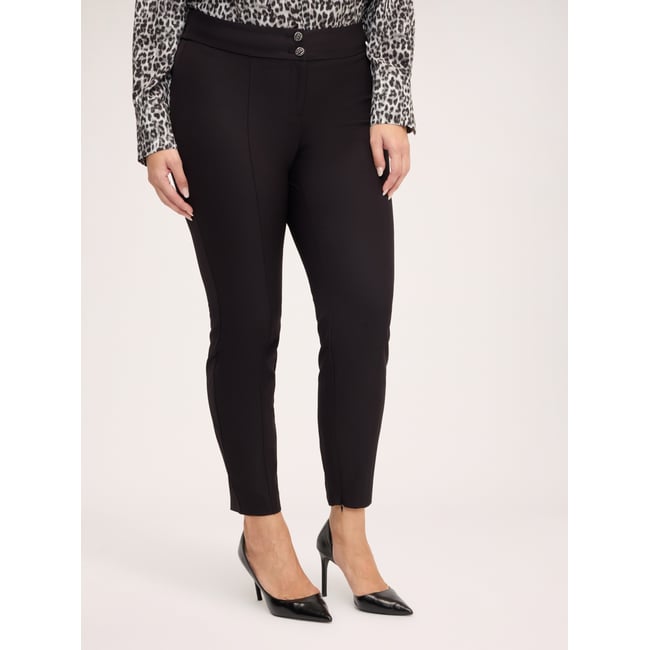 Pantalon skinny avec zip au bas des jambes - FIORELLA RUBINO