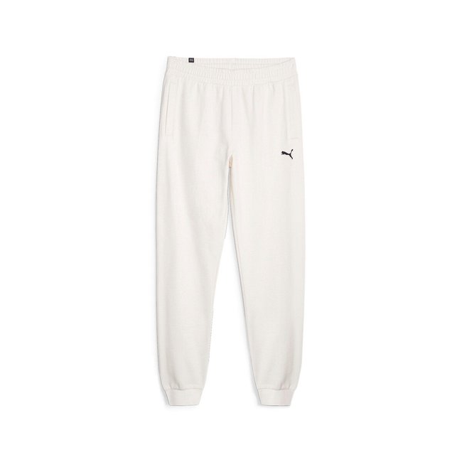 Calças de desporto, com logótipo pequeno creme <span itemprop=