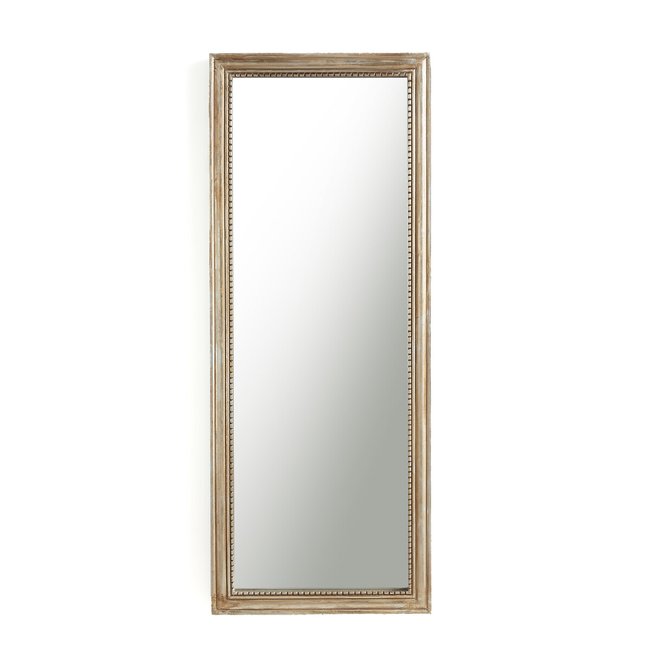 Rectangular Mirror. Afsan 55 x 140cm Solid Mango aged gold-coloured LA REDOUTE INTERIEURS