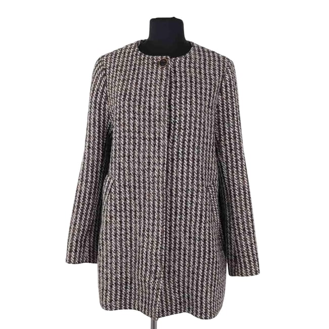 Manteau - Très Bon État gris <span itemprop=