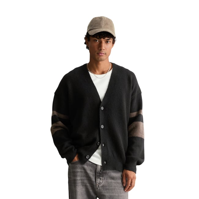 Cardigan oversize en mélange de laine vierge douce - MARC O’POLO DENIM