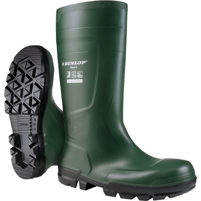 Bottes de pluie JOBGUARD vert <span itemprop=