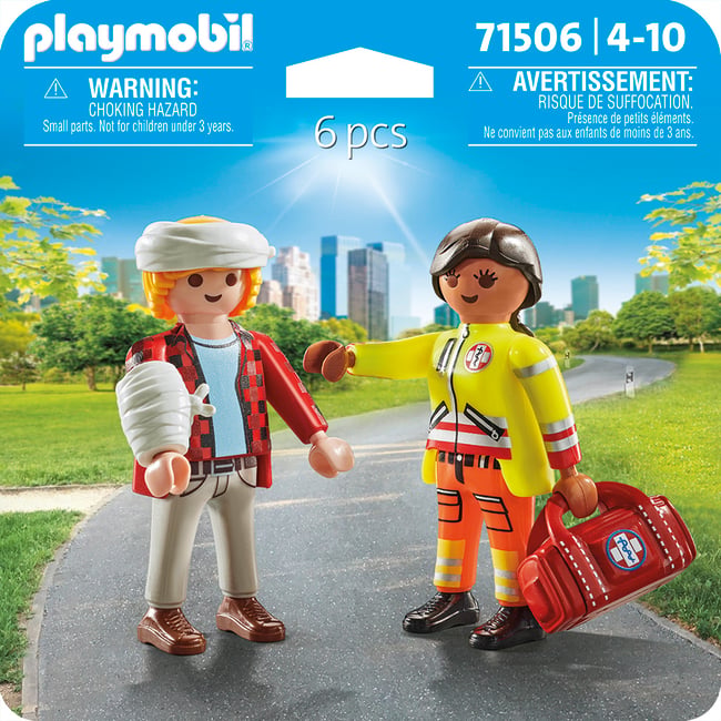 Figurine Playmobil Secouriste Montagne — Set City Life 5429 (2015), Occasion, Bon état