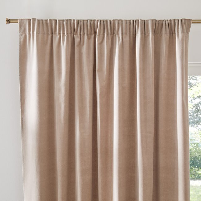 Rideau velours galon fronceur, Velvet - LA REDOUTE INTERIEURS