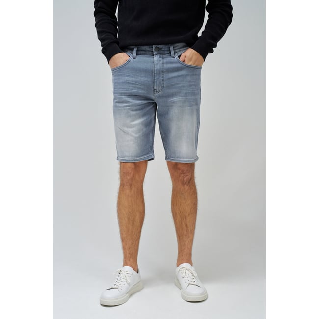 SHORT REGULAR S-ACTIV EN JEAN gris <span itemprop=