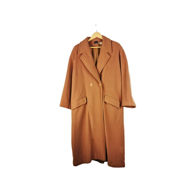 Manteau - Très bon état camel <span itemprop=