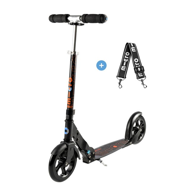 Trottinette adulte Micro noir <span itemprop=