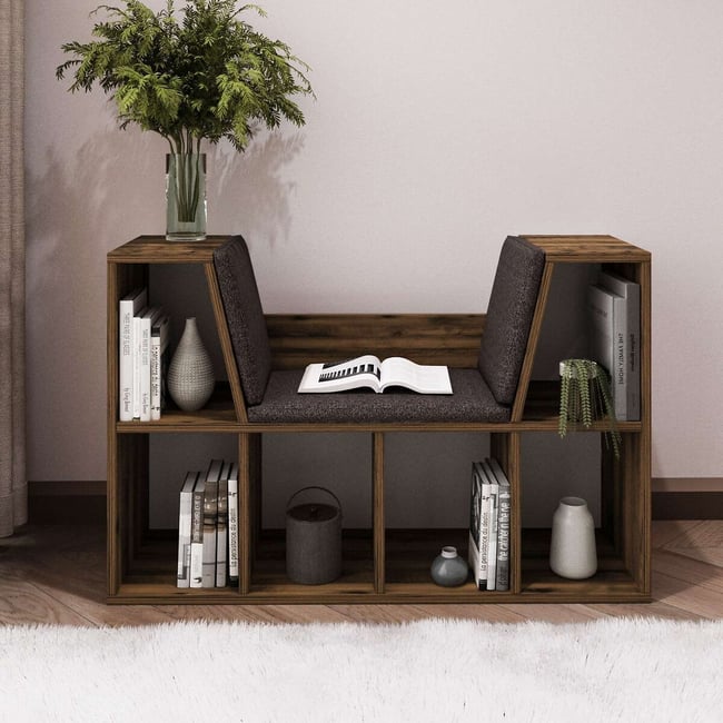 Полка для книг, Livora / Ливора ореховый SO'HOME