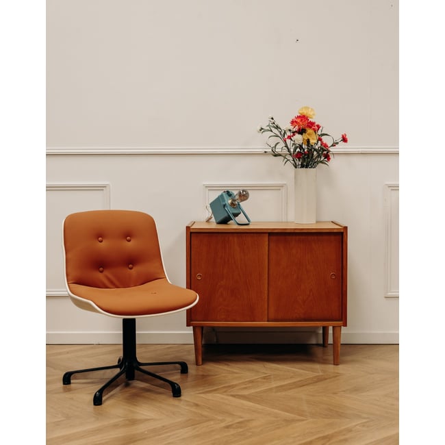Buffet en chêne des années 60 Gustave N°596 - Bon état Couleur bois clair <span itemprop=