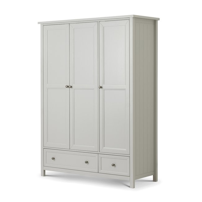 Portland Shaker Style 3 Door Combination Wardrobe - SO'HOME