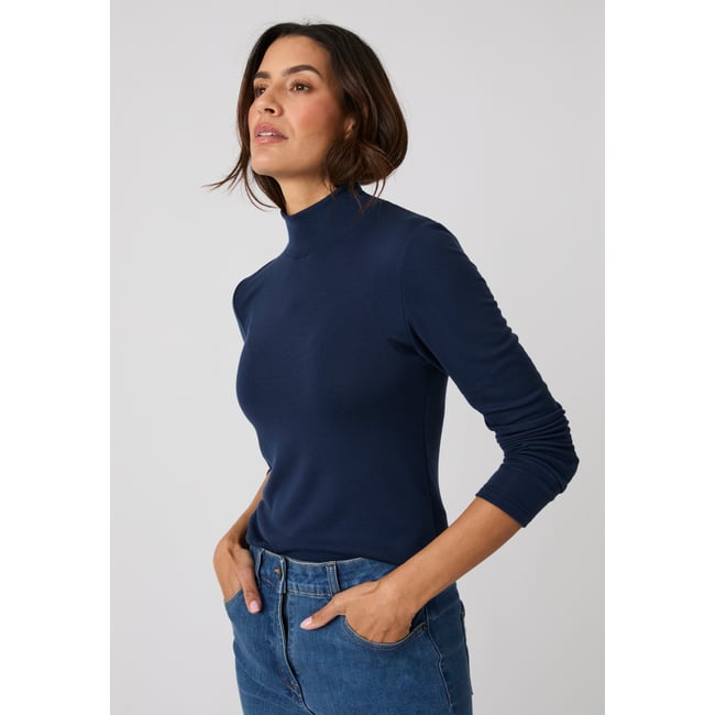 T-shirt col montant fine côte, Thermolactyl Sensitive - DAMART