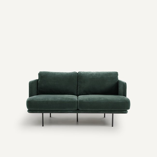 Zetel in fluweel, 2-zit, Antoine design E. Gallina - AM.PM