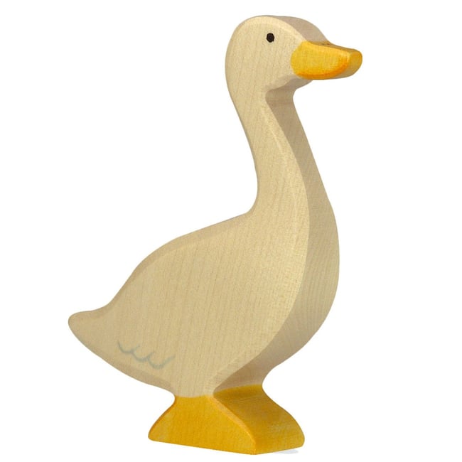 Figurine En Bois Holztiger - Ange Debout - Finition Main, Fabrication Européenne - 5.5x2.3x10 Cm - Jouet Enfant Déco