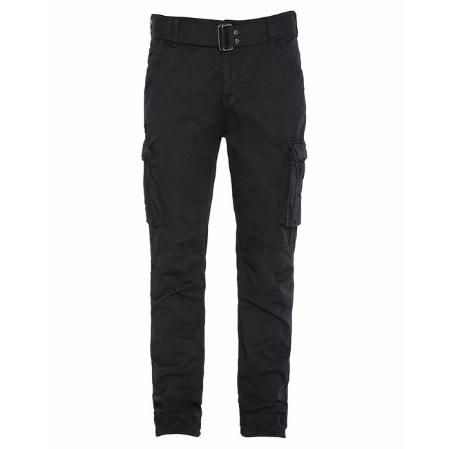 Cargohose Tr Ranger 70 mit Gürtel schwarz <span itemprop=