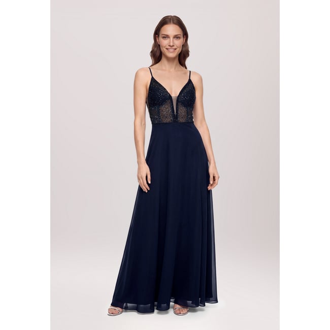 Robe de soirée à broderies - VERA MONT