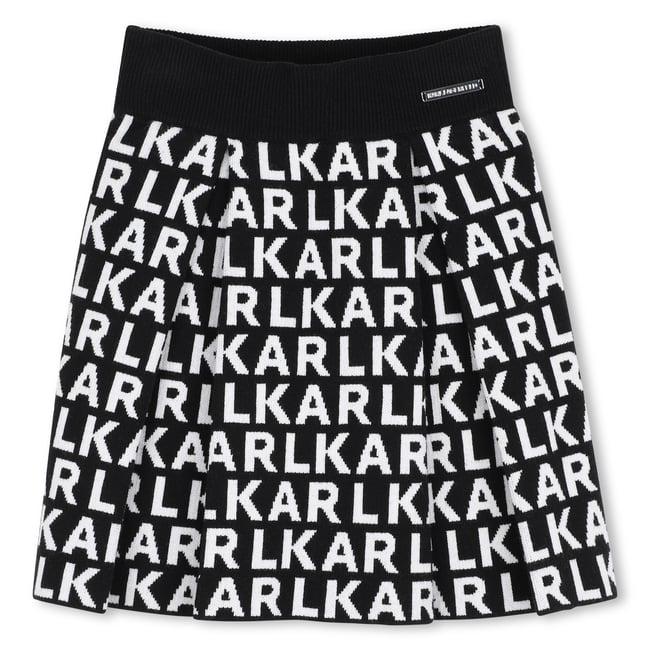 Jupe courte noir blanc <span itemprop=