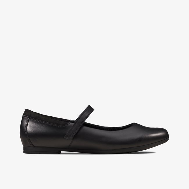 Ballerines Cuir SCALA DAWN Y noir <span itemprop=