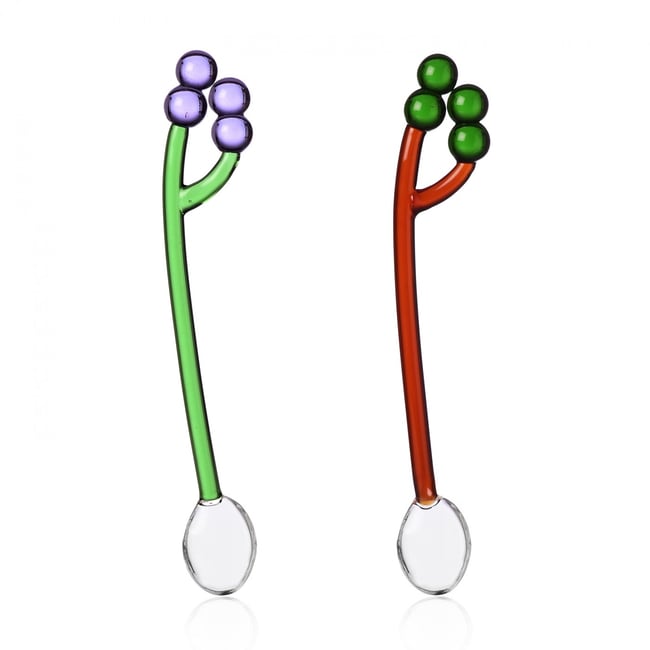Cuillère Raisin lot de 2 Couleur v021700 <span itemprop=