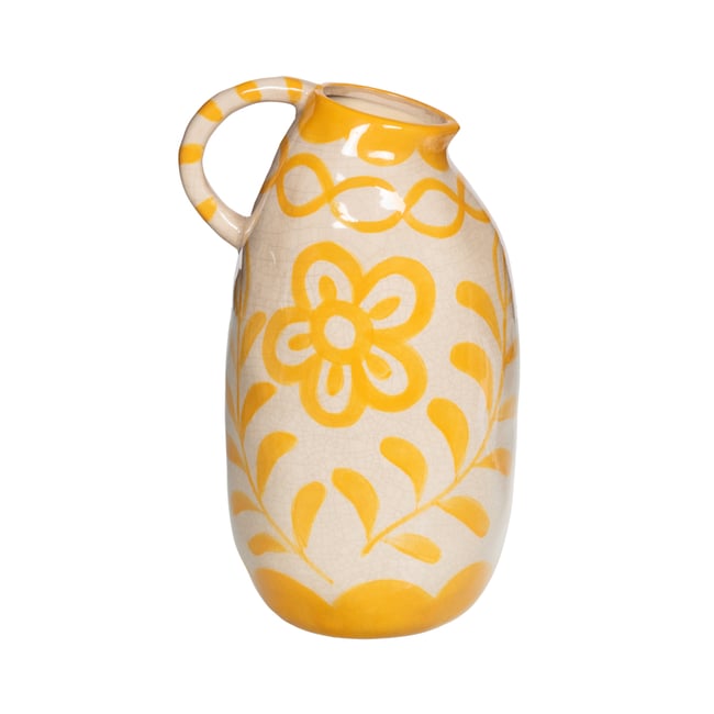 Vase Georgia   29   - GEORGIA Couleur jaune <span itemprop=