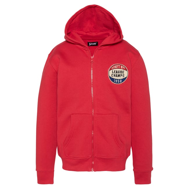 Sweatshirt zippé à capuche enfant - SCHOTT