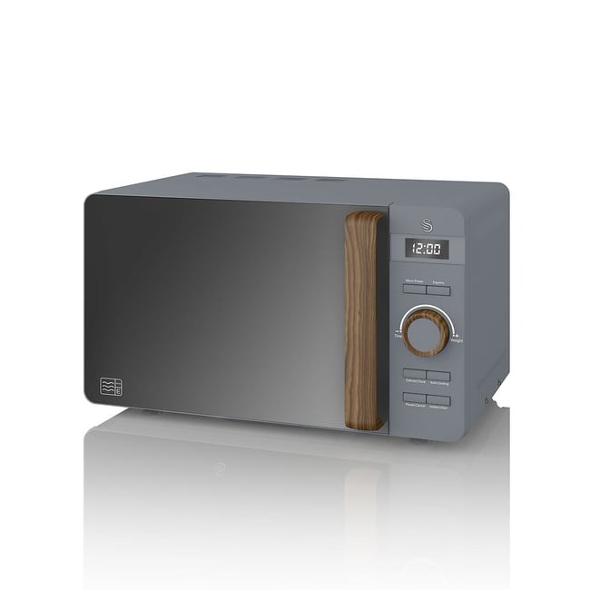 Nordic 20L Digital Microwave - SM22036L, grey, SWAN