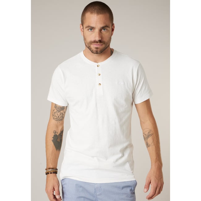 T-shirt homme en coton TERNAN natural <span itemprop=