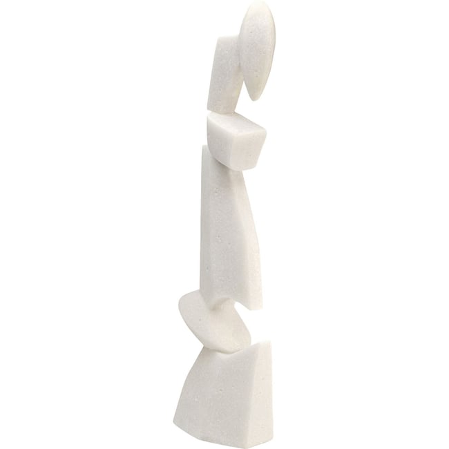 Déco effet marbre, BALANCE STONES Couleur blanc <span itemprop=