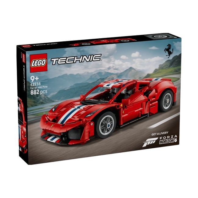 Voiture Ferrari 488 Pista rouge <span itemprop=