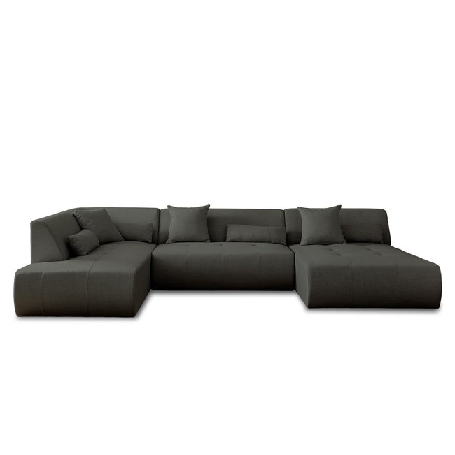 Canapé Panoramique Tissu 7 places - ONYX - LISA DESIGN