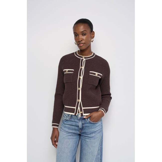 CARDIGAN À BOUTONS DORÉS - SALSA JEANS