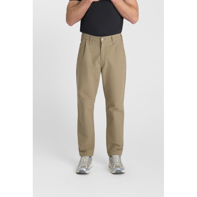 Pantalon droite BUBALUS light khaki <span itemprop=