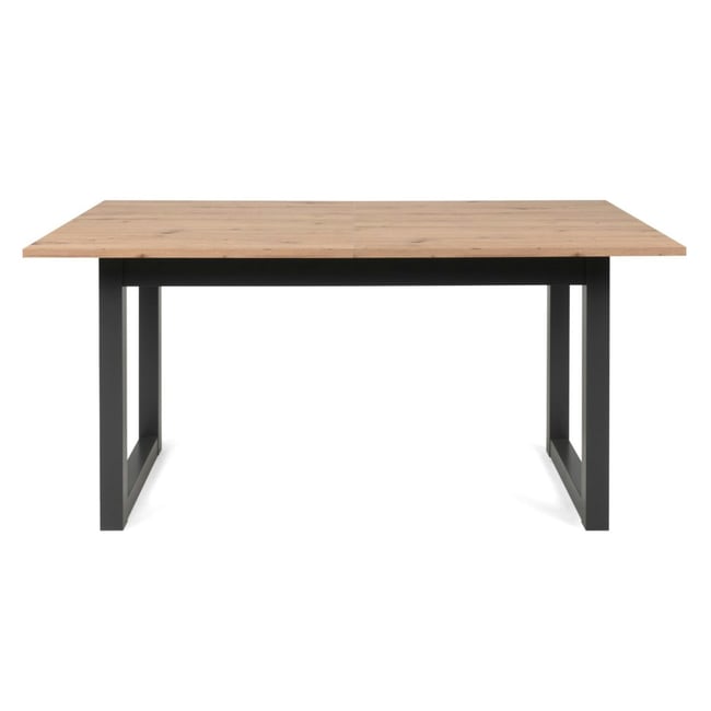 Table à manger extensible effet chêne 200-240 cm ALVA Couleur bois naturel <span itemprop=