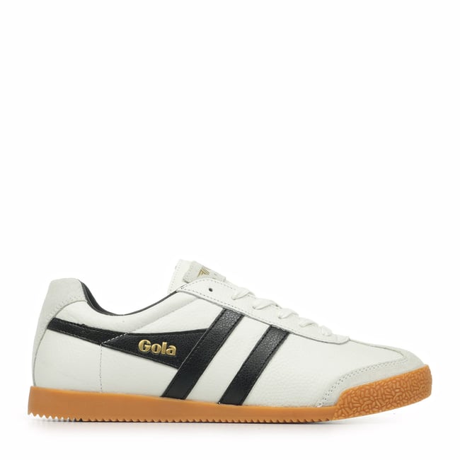 Baskets Harrier Leather white black <span itemprop=