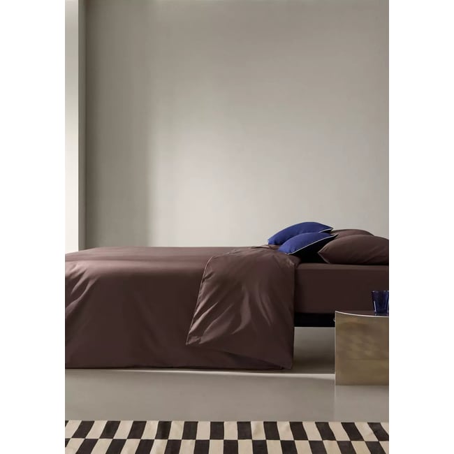 Housse de couette percale de coton 200 fils lit 150/160 cm - MANGO HOME
