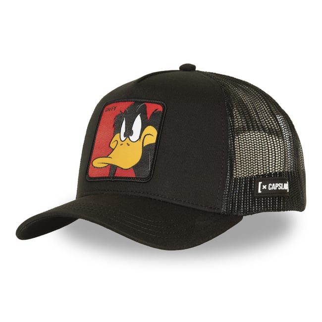 Casquette trucker Looney Tunes Daffy noir/rouge/blanc/jaune <span itemprop=