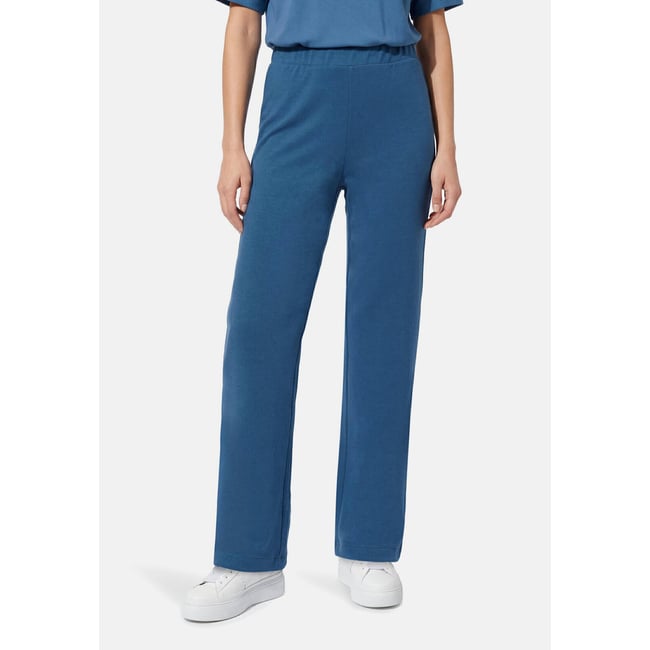 Pantalon à enfiler à poches extérieures blue horizon <span itemprop=