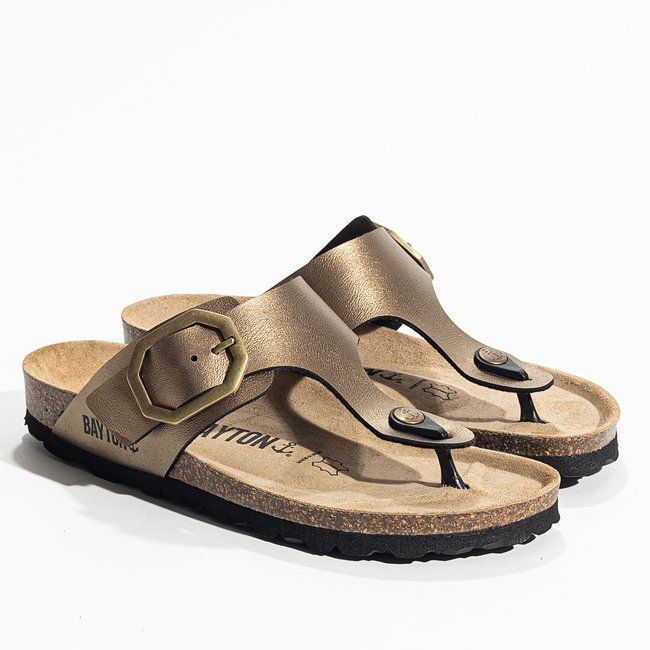 Sandales MERCURE pour femme bronze <span itemprop=