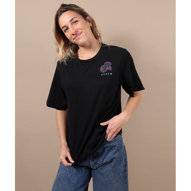 Tee-shirt manches courtes NATURE black <span itemprop=